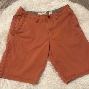 Shorts - Lucky Brand Mens Saturday Stretch Chino Khaki Shorts Size 30
